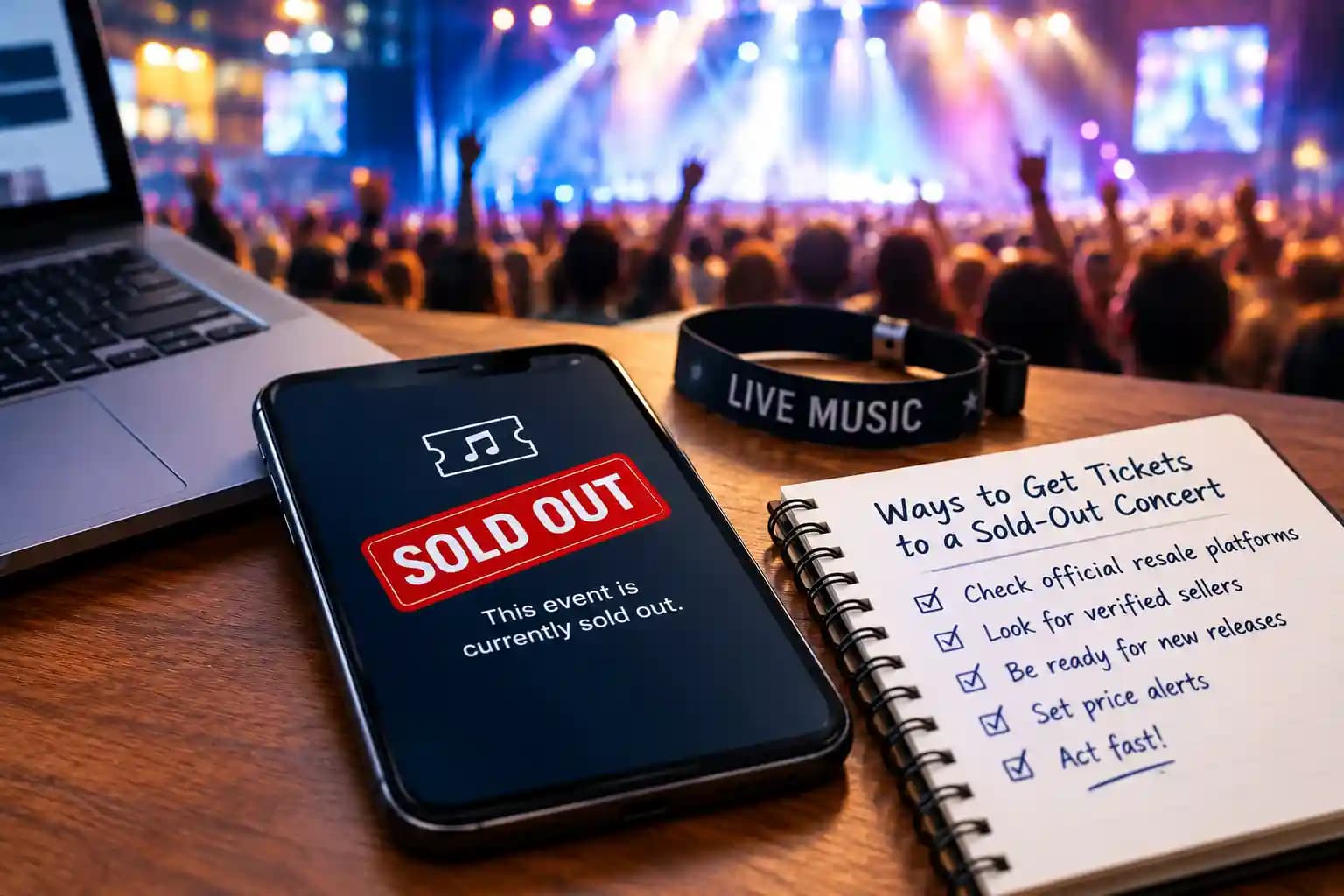 How to Get Tickets to a Sold-Out Concert