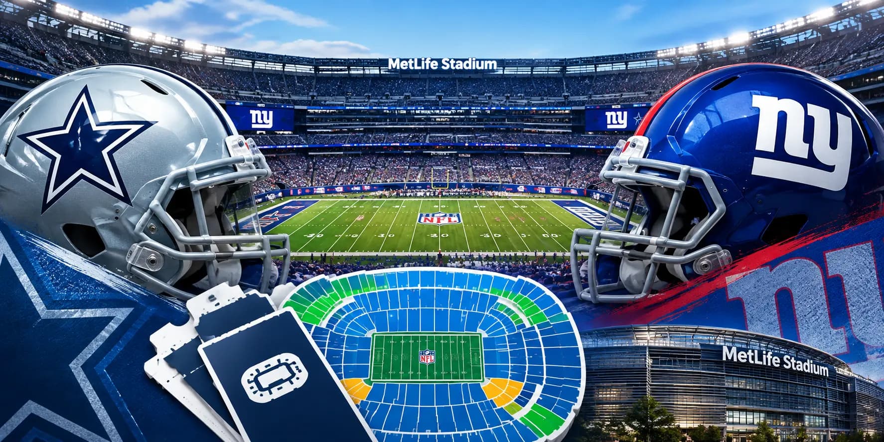 Cowboys vs Giants Tickets: Cheapest Sections at MetLife Stadium (2026–27 Guide)