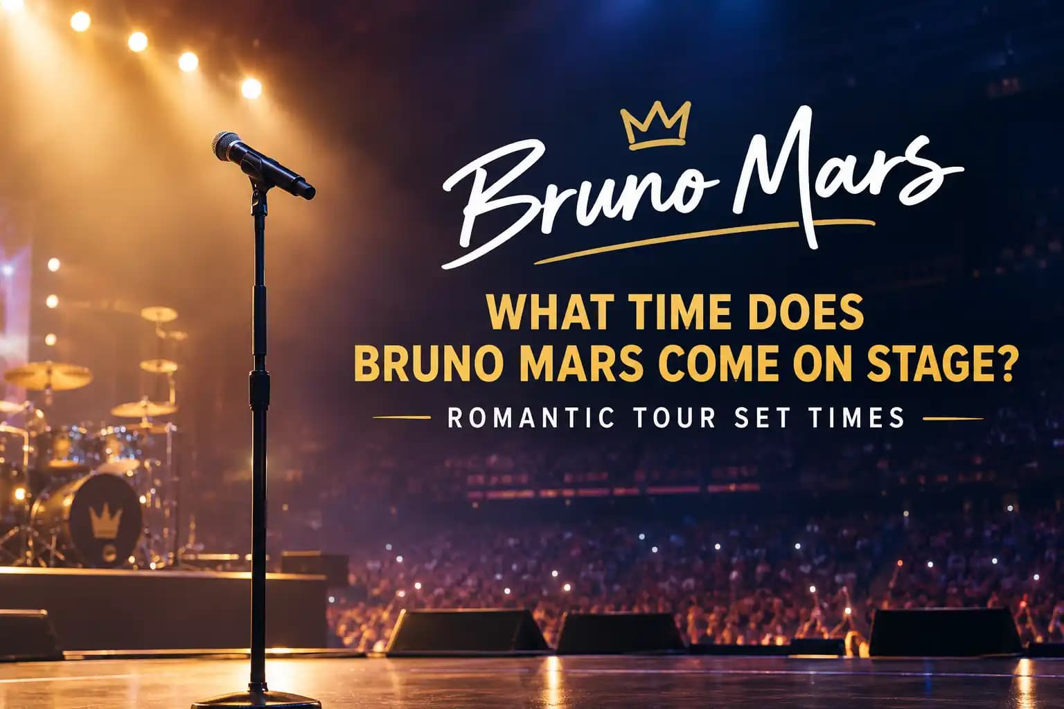 Setaga Set What Time Does Bruno Mars Come On Stage? 2026 Set Times